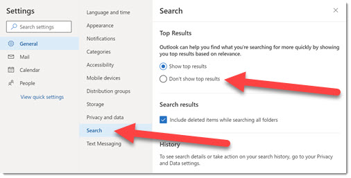 no results when searching in outlook 2016 for mac