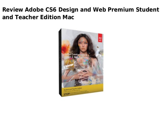 download adobe cs6 design and web premium for mac